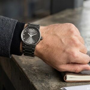 Nixon The Cannon Watch All Gunmetal A160632 Men’s Analog Wristwatch